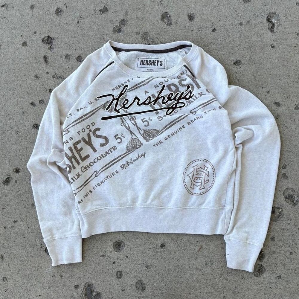 Y2K Womens Hershey's Chocolate Longsleeve Tee SZ M
